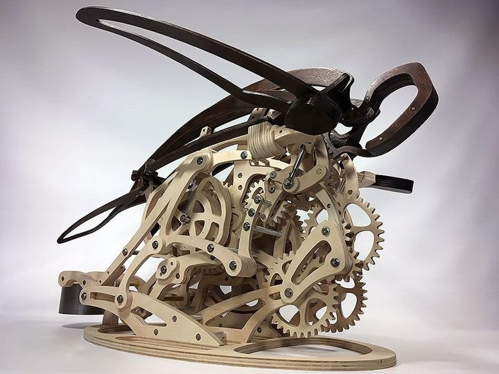 BowLift | 3D Wood Mechanical Hummingbird and Wood Mechanical Turtle