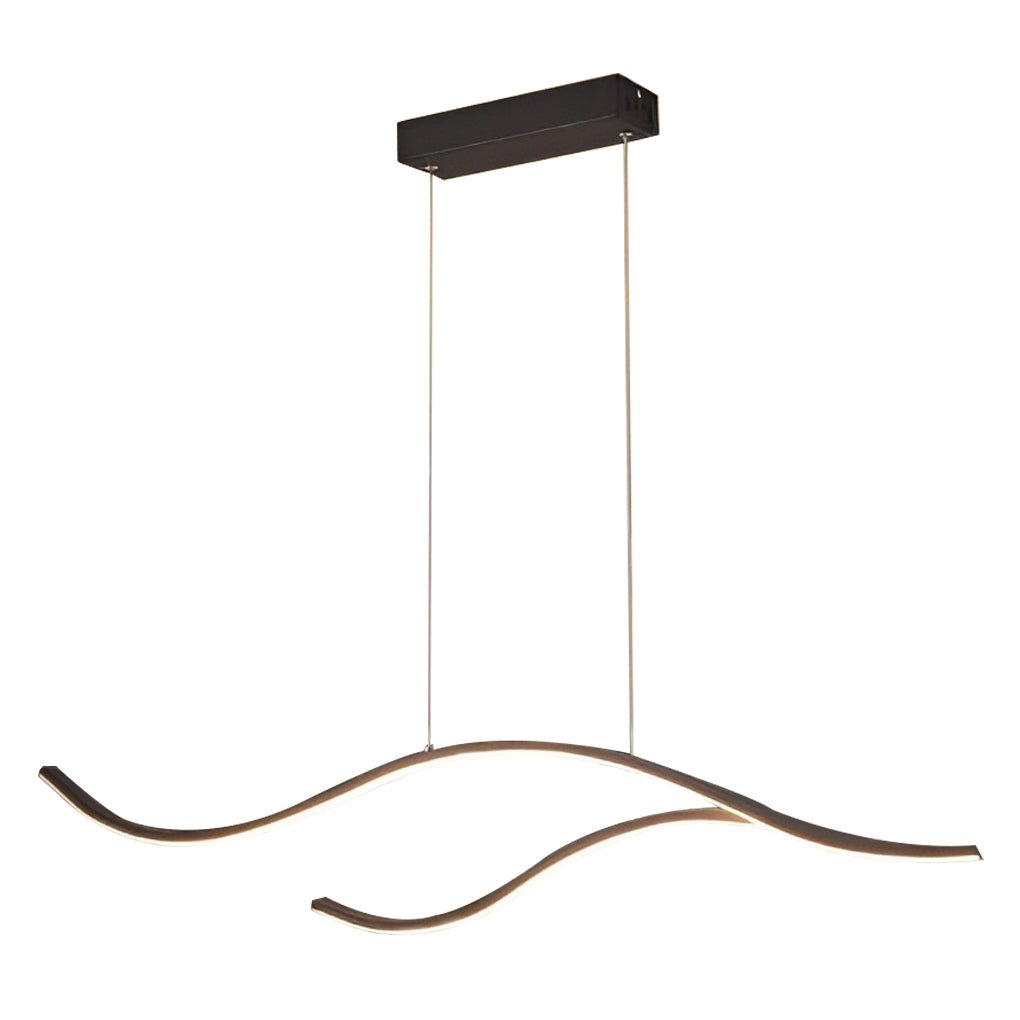 BowLift | Designer LED Ceiling Lamp with Wavy Curved Shape