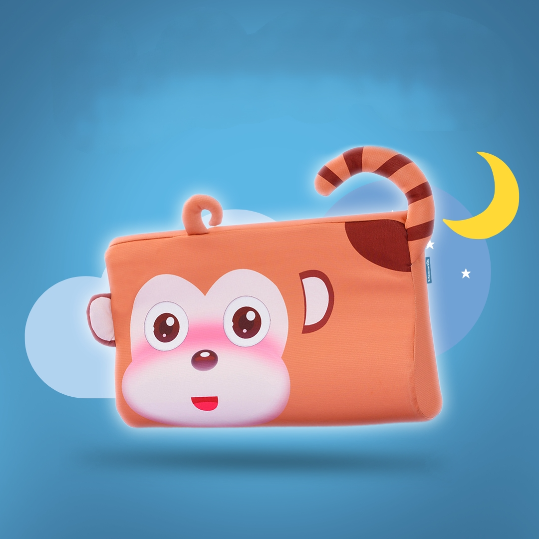 BowLift | CuddlyPillow – Breathable Ergonomic Pillow for Kids | Neck Support & Healthy Sleep Alignment