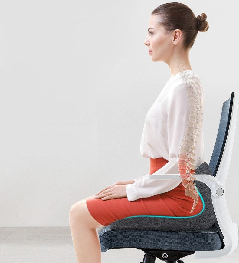 BowLift | DreamRest™ | L Shape Memory Foam Orthopedic Cushion for Back Pain Relief & Comfort Support