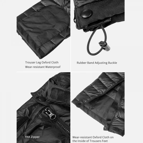 BowLift | Premium Outdoor Thermal Goose Down Trousers – Waterproof & Windproof Winter Pants for Hiking, Camping & Skiing