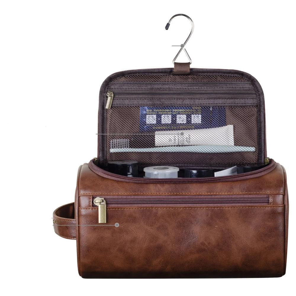 BowLift | Premium Travel Toiletry Bag made of Leather