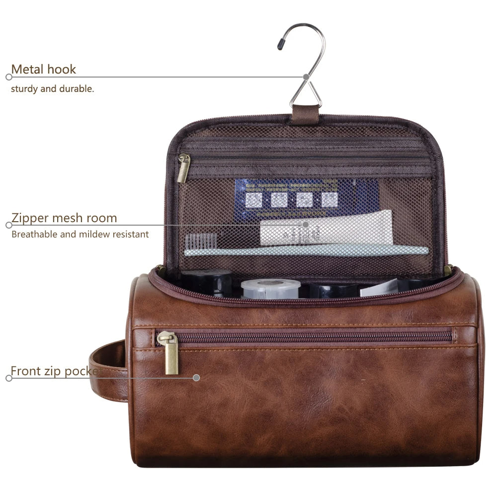 BowLift | Premium Leather Toiletry Bag for Travelers