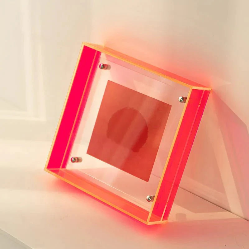BowLift | Neon Acrylic Floating Picture Frame