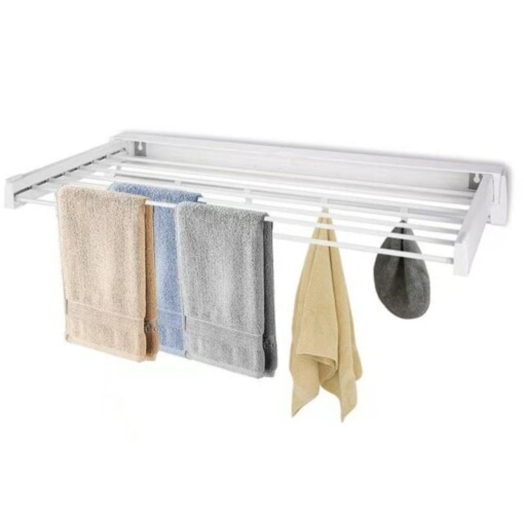 BowLift | Foldable Wall-Mounted Drying Rack – Space-Saving Laundry Drying Solution