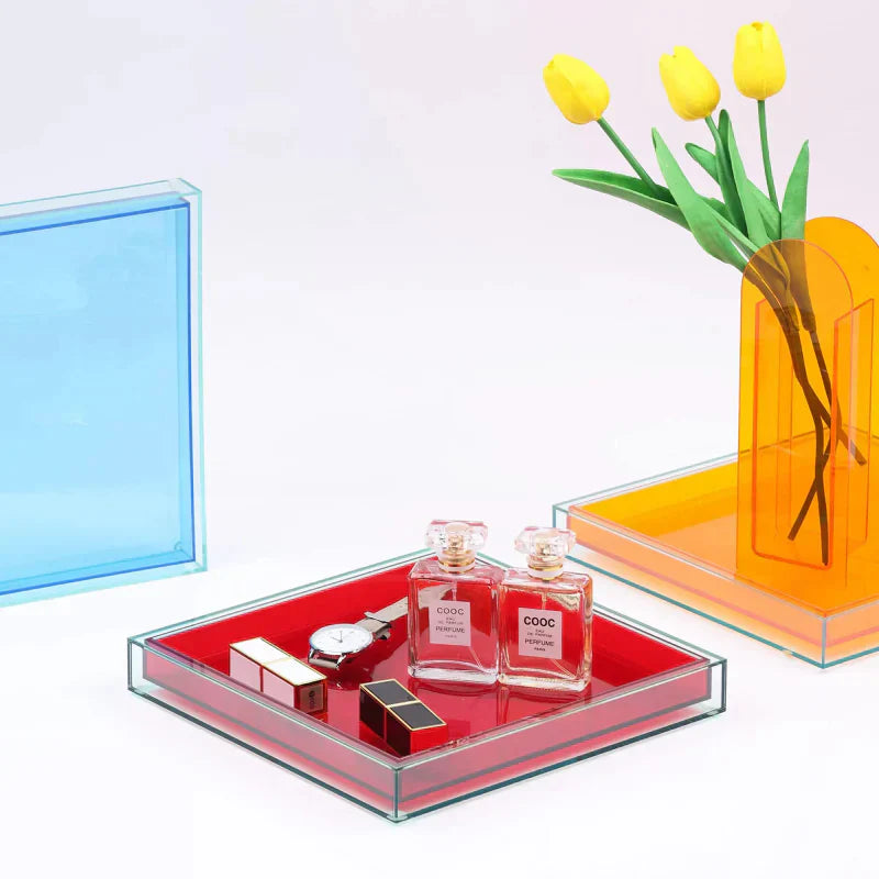 BowLift | Acrylic Serving Tray in "Color Pop"