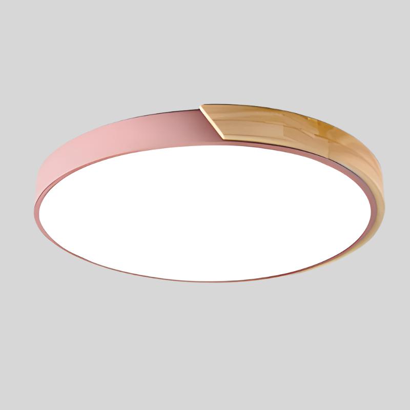 BowLift | MACROLUME – Nordic Wooden Macaron LED Ceiling Light for Cozy Ambience