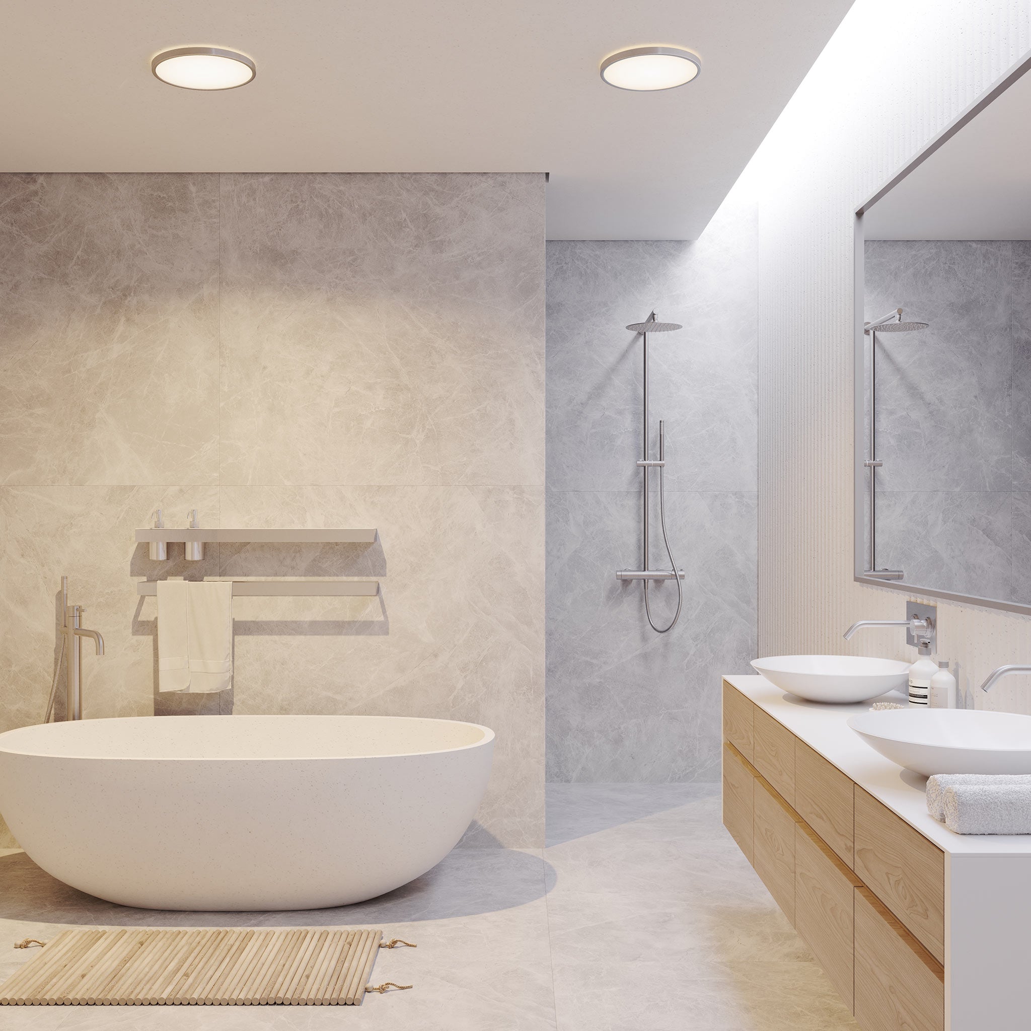 BowLift | Energy-saving Ceiling Lamp for Bathroom