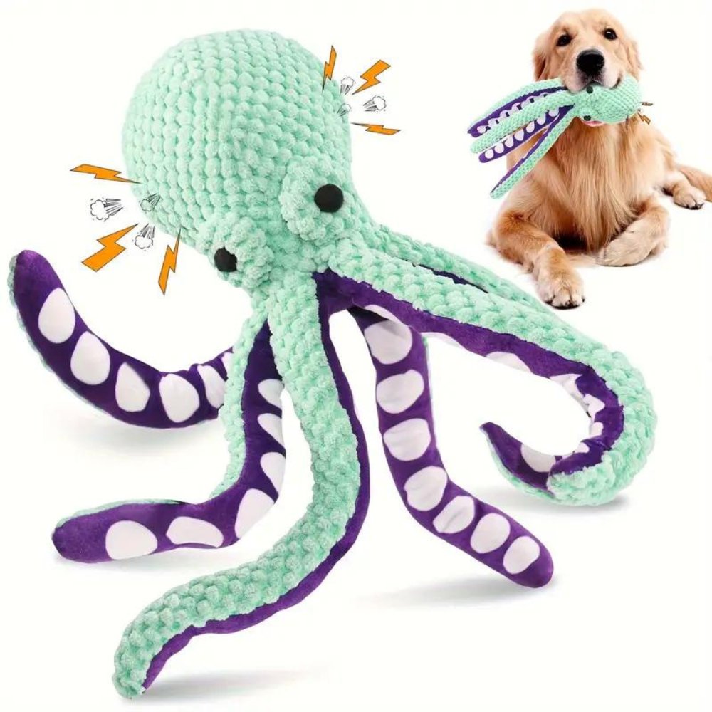 OctoPlay • Octopus Dog Toy - Octopus Dog Toy - BowLift