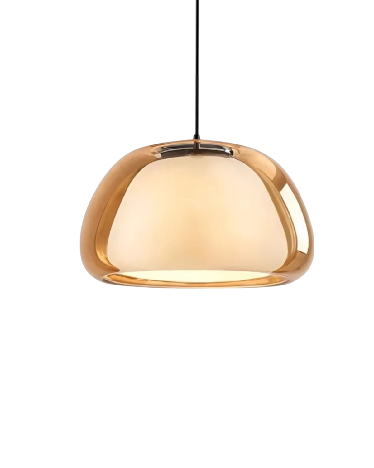 BowLift | Elegant Lamp in the Form of a Glass Dome with Crystal Accent