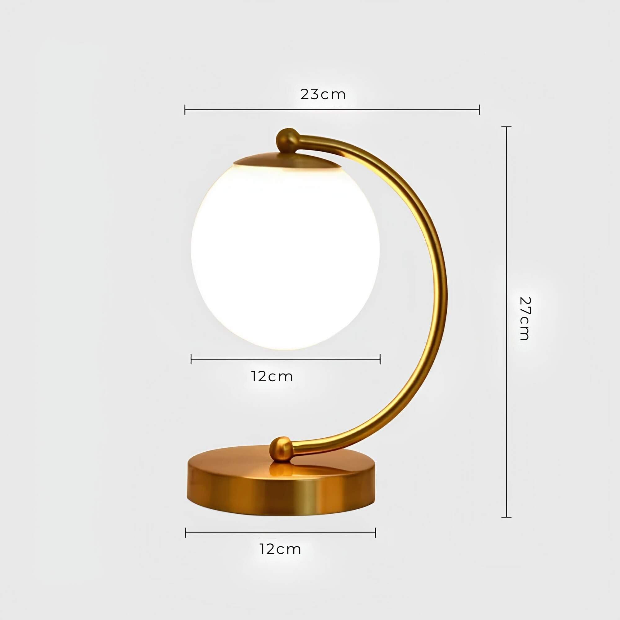 BowLift | Glass Table Lamp