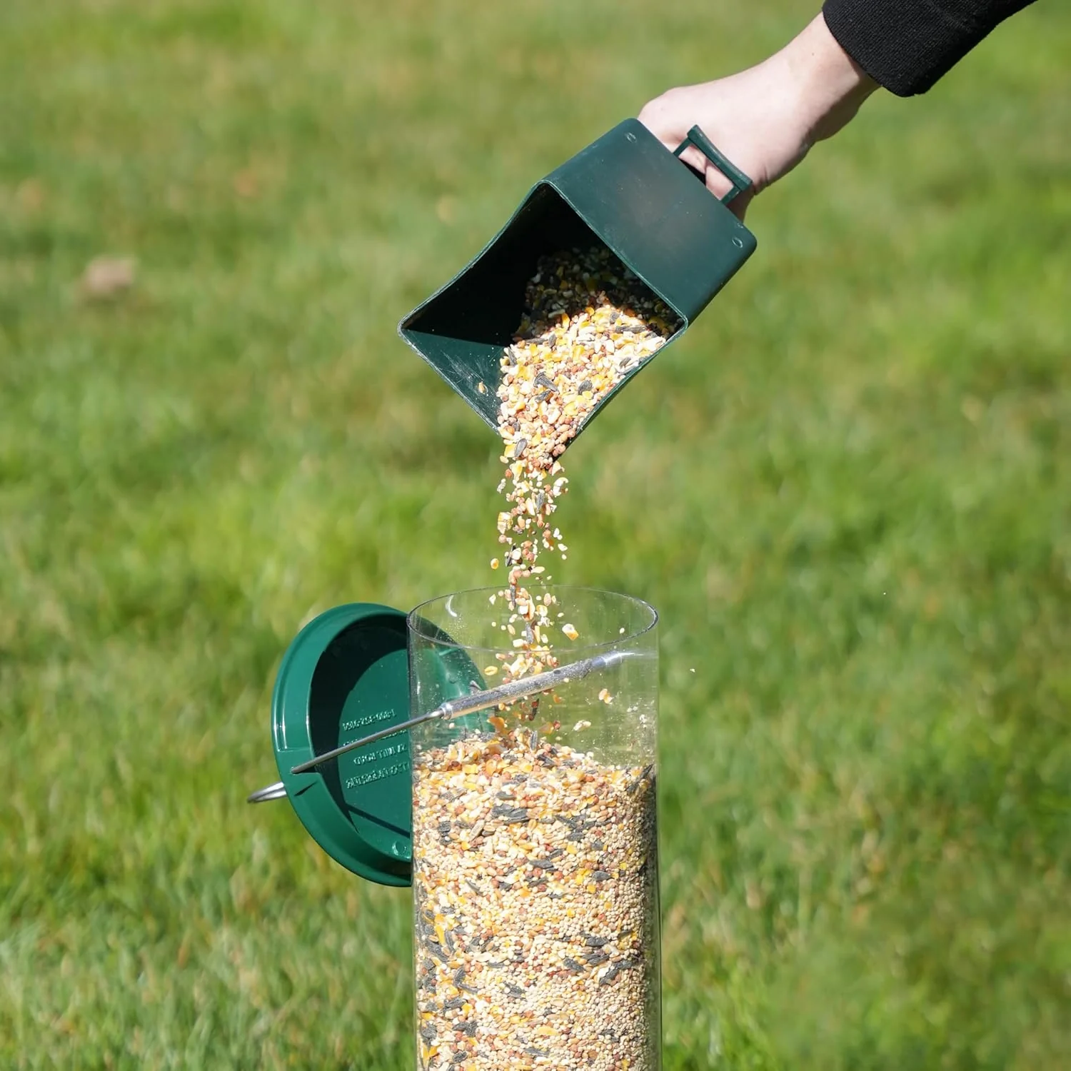 BowLift | Bird Feeder | Squirrel-Proof Hanging Seed Feeder Outdoor
