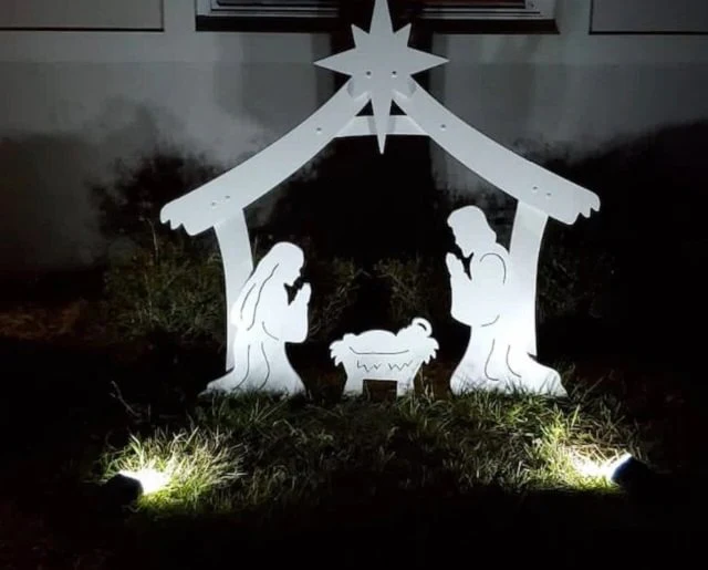BowLift | Holy Night Outdoor Christmas Nativity Set