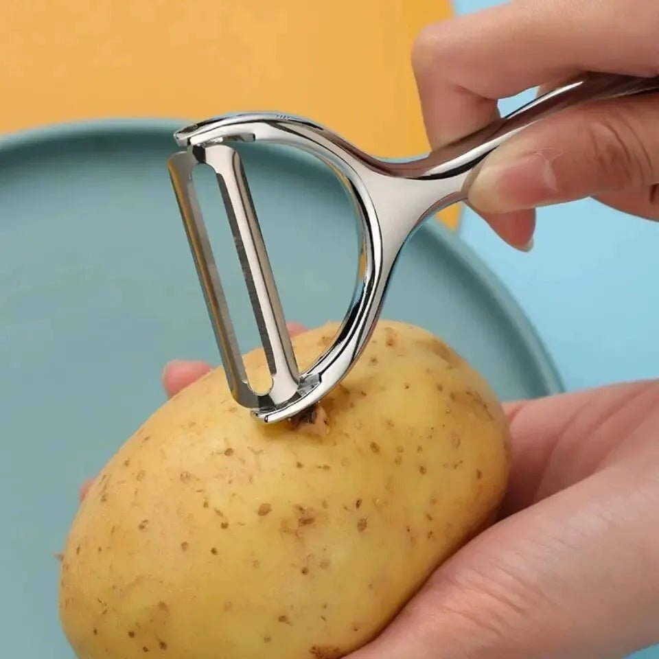 BowLift | PeelMate Pro – Comfortable, Non-Slip Stainless Steel Peeler for Effortless Prep