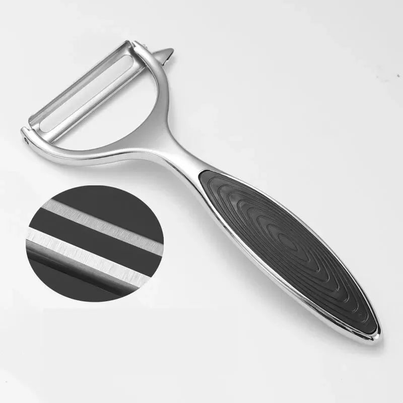 BowLift | PeelMate Pro – Comfortable, Non-Slip Stainless Steel Peeler for Effortless Prep