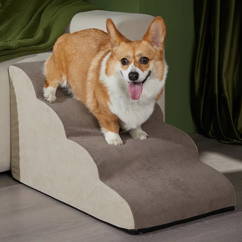 PetComfort• Memory Foam Dog Stairs - Dog Stairs - BowLift