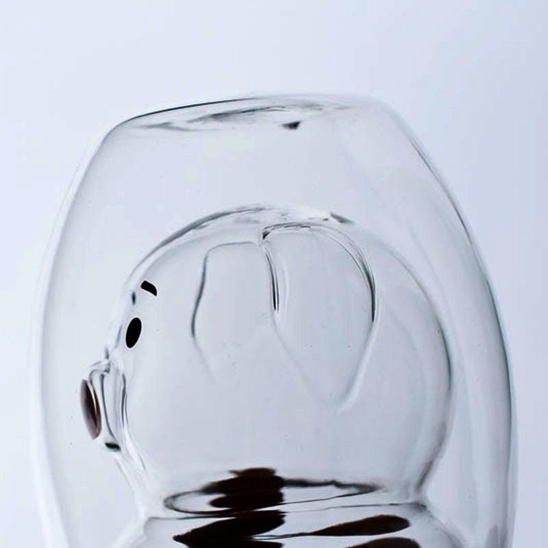 BowLift | Piggy Glass - Heat-resistant Glass