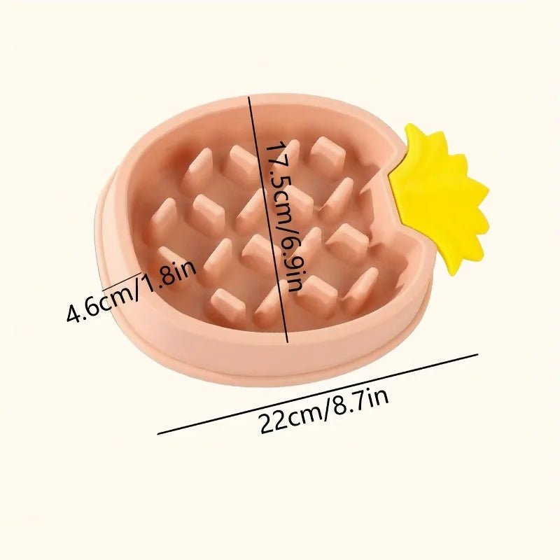 PineappleBerry • Dog Feeding Bowl Slow - Dog Feeding Bowl Slow - BowLift