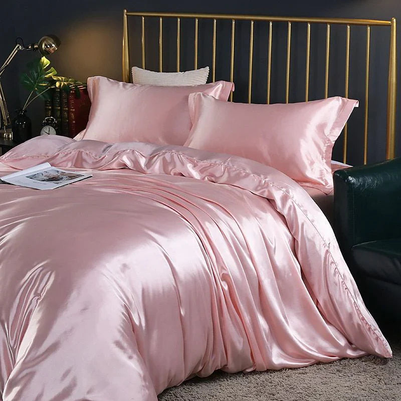 BowLift | Elegant Satin Silk Bedding Set - Luxurious Comfort for Every Night