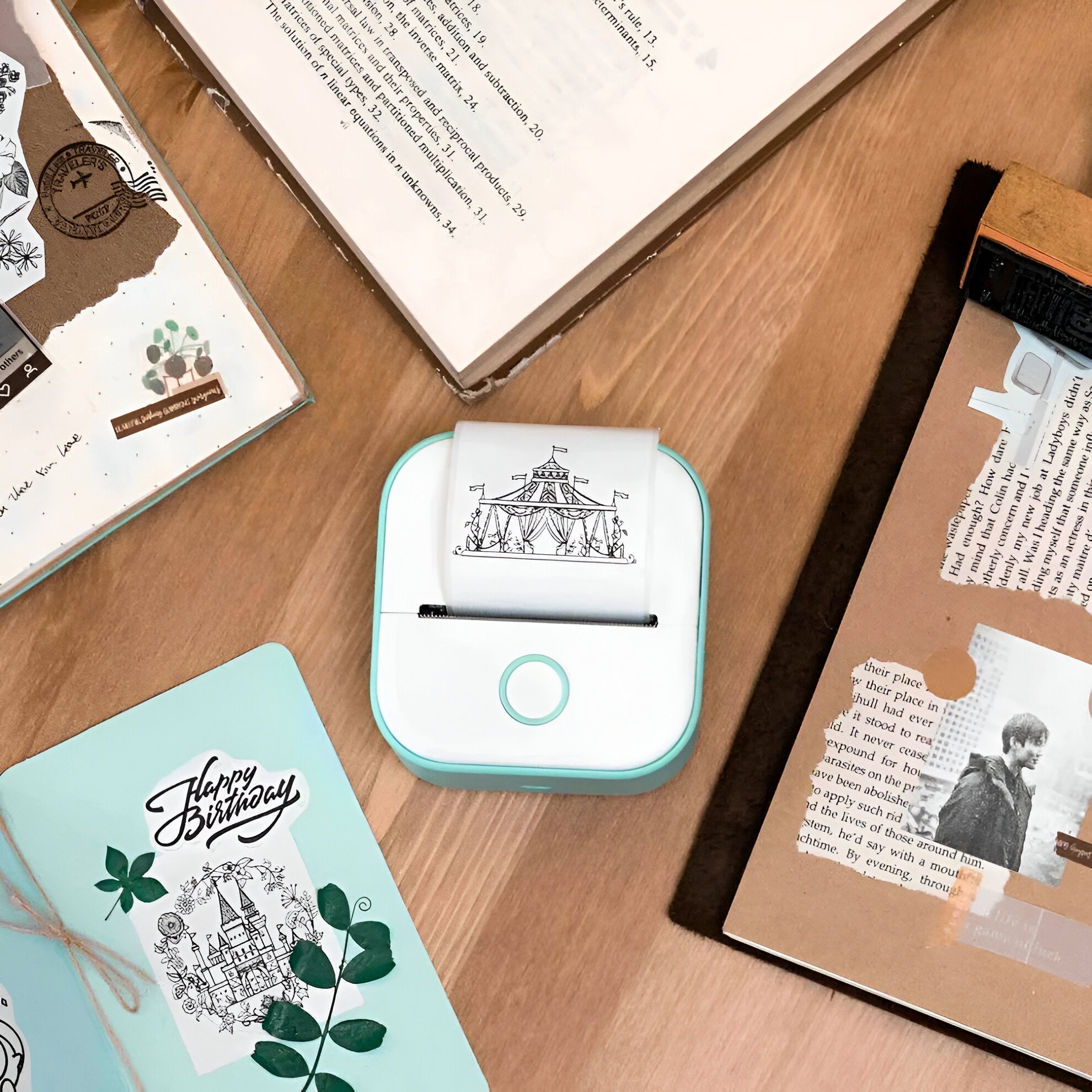 BowLift | Compact Mini Printer - Portable Sticker Maker for Photos and Notes