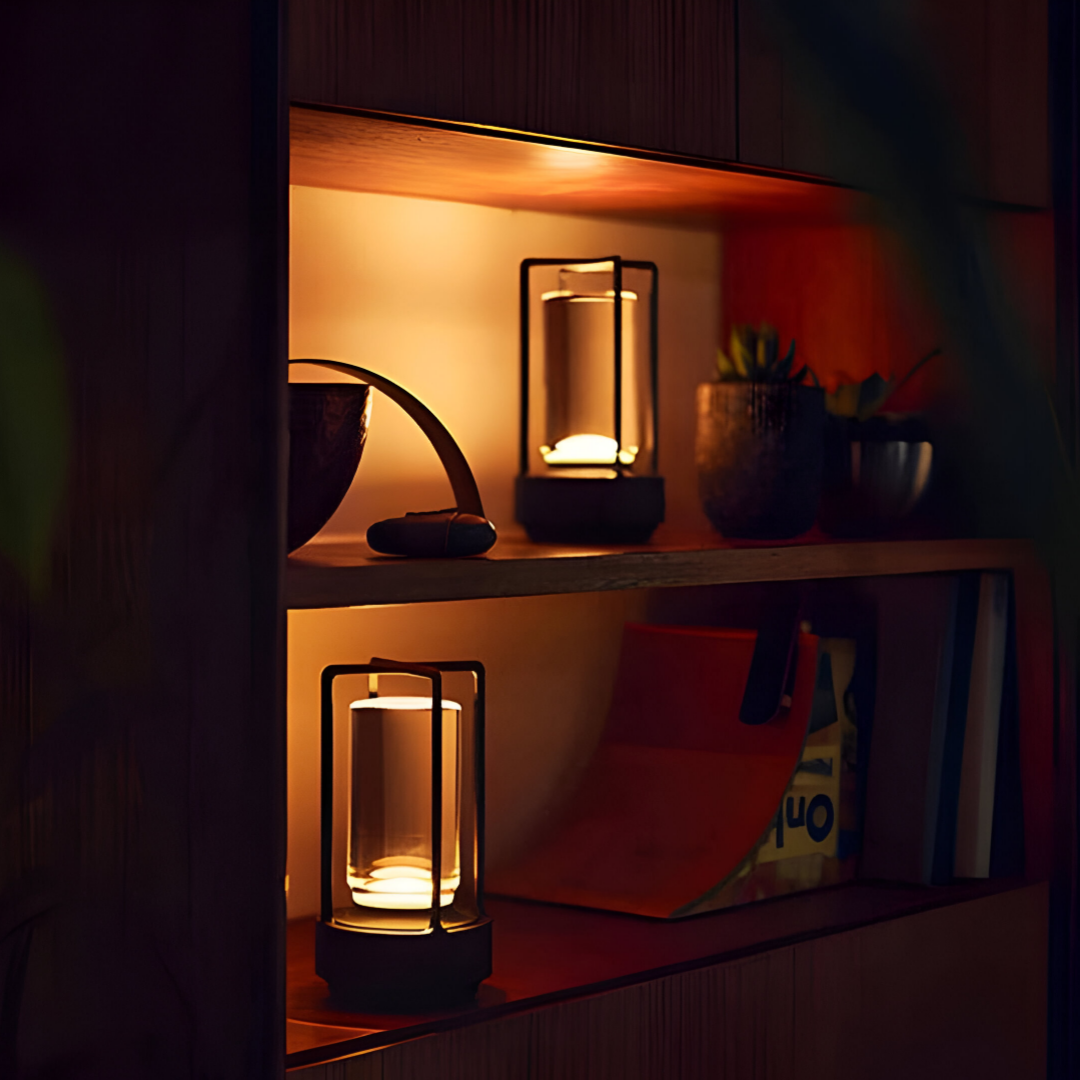 BowLift | ElegantLight Portable Table Lamp | Waterproof, Dimmable Lighting for Home