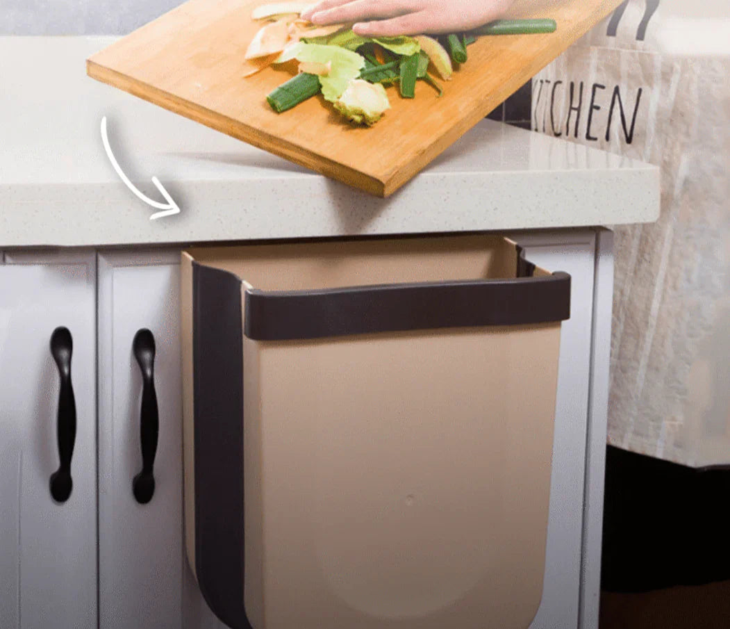 BowLift | Practical Wall Trash Can – Foldable Trash Bin for the Kitchen