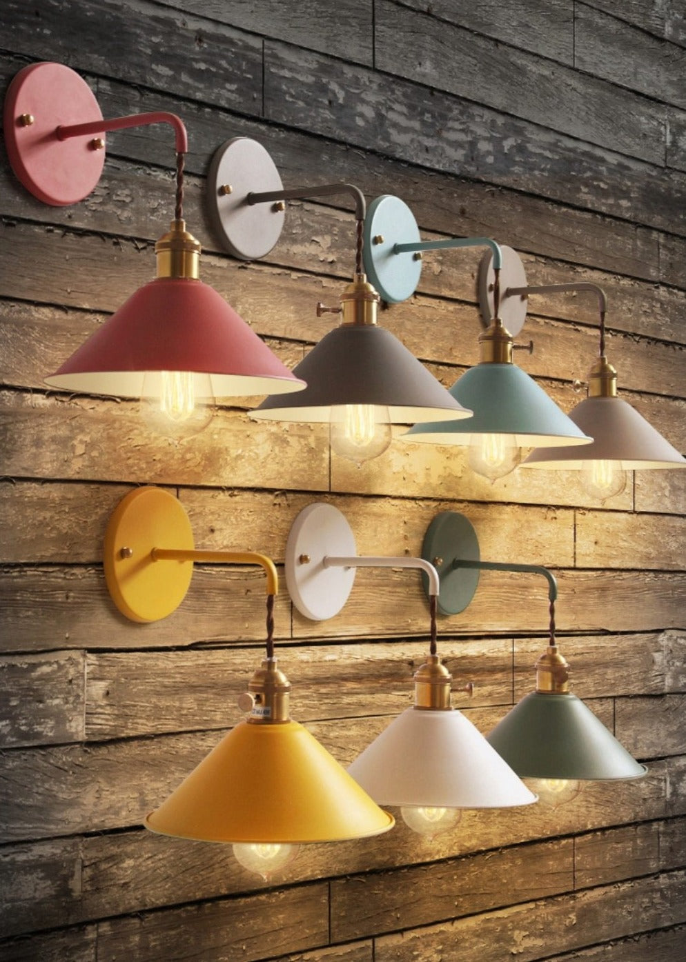 BowLift | Colorful Vintage Wall Lamps