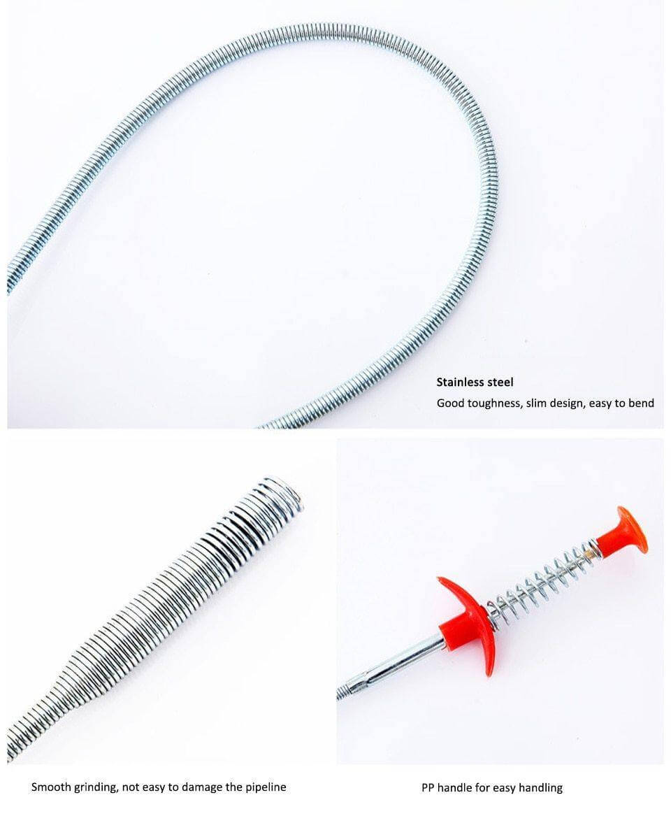 BowLift | Elastic Clog Remover Drain Cleaning Stick Tool