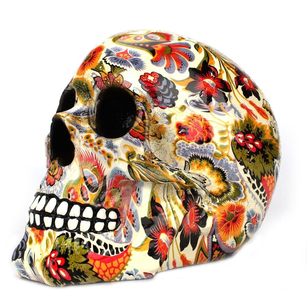 BowLift | Creative Colorful Resin Skull Halloween Party Decoration