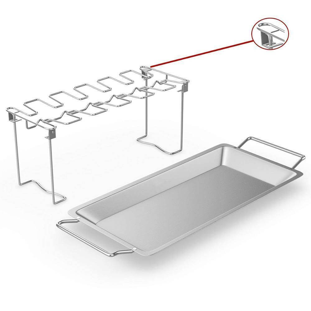 BowLift | Stainless Steel Chicken Wing Rack
