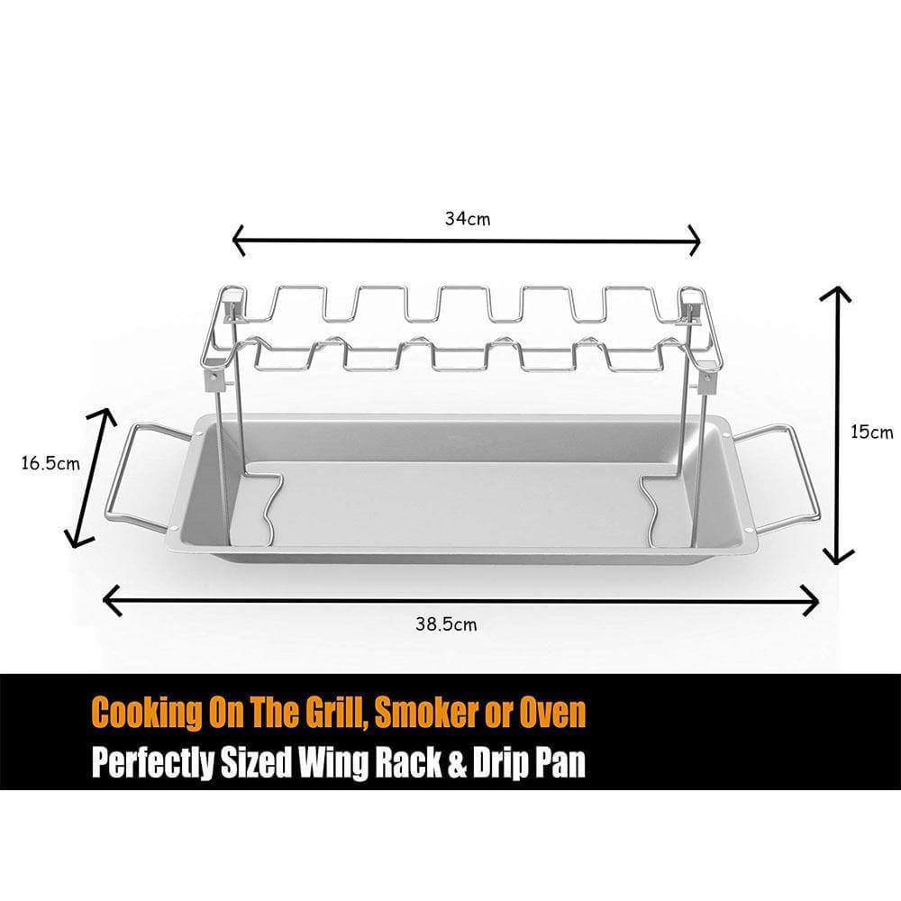 BowLift | Stainless Steel Chicken Wing Rack