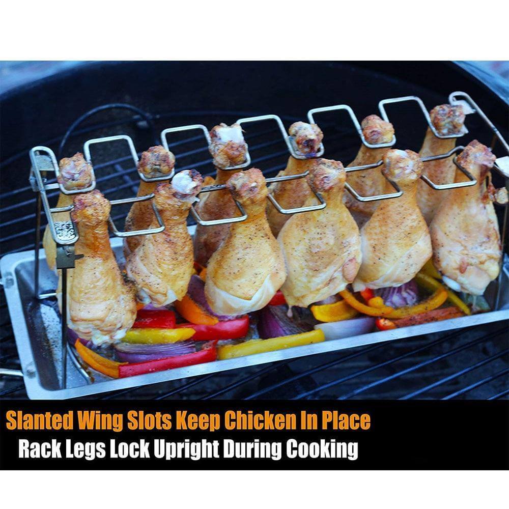 BowLift | Stainless Steel Chicken Wing Rack