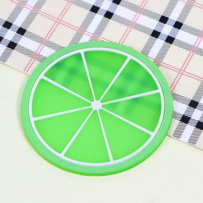 BowLift | 5pcs Silicon Custom Fruit Coasters