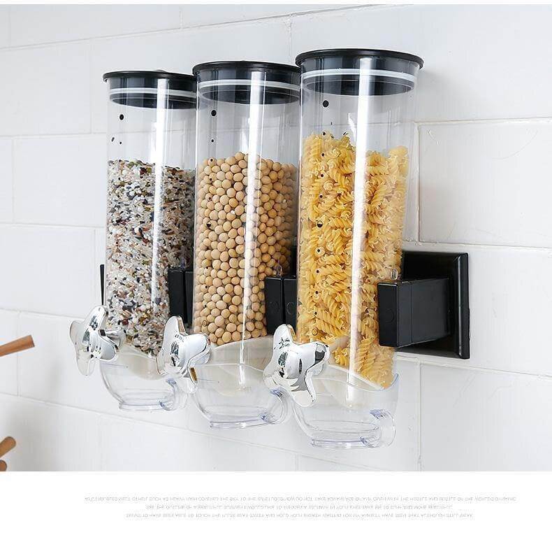 BowLift | Wall-Mounted Transparent Cereal Dispenser