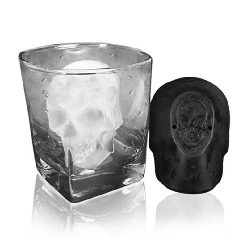 BowLift | Big Skull Shape 3D Ice Cube Mold