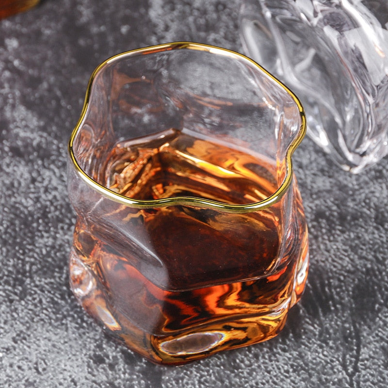 BowLift | Distorted Texture Whisky Glass Set