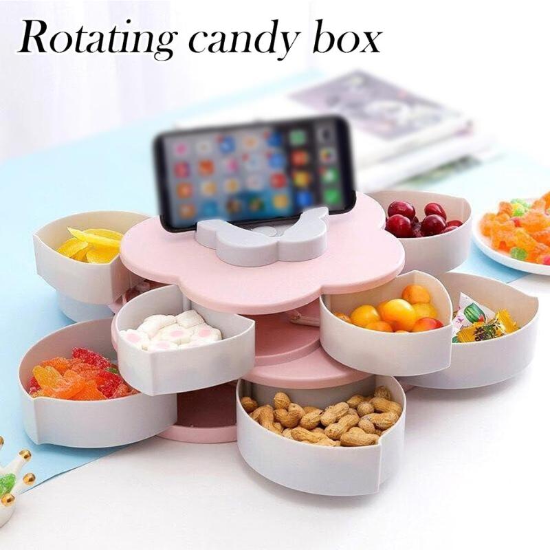 BowLift | Petal-Shape Rotating Snack Box