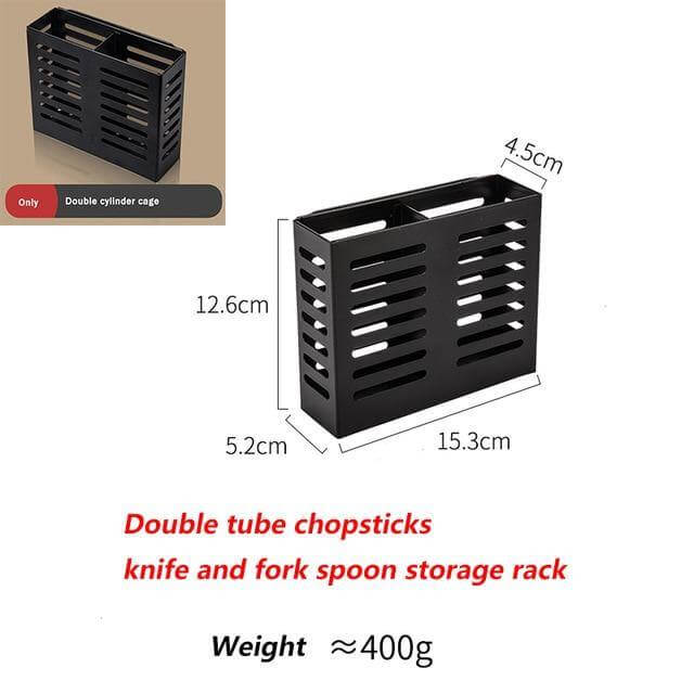 BowLift | Mat Black No Drill Metal Kitchen Storage