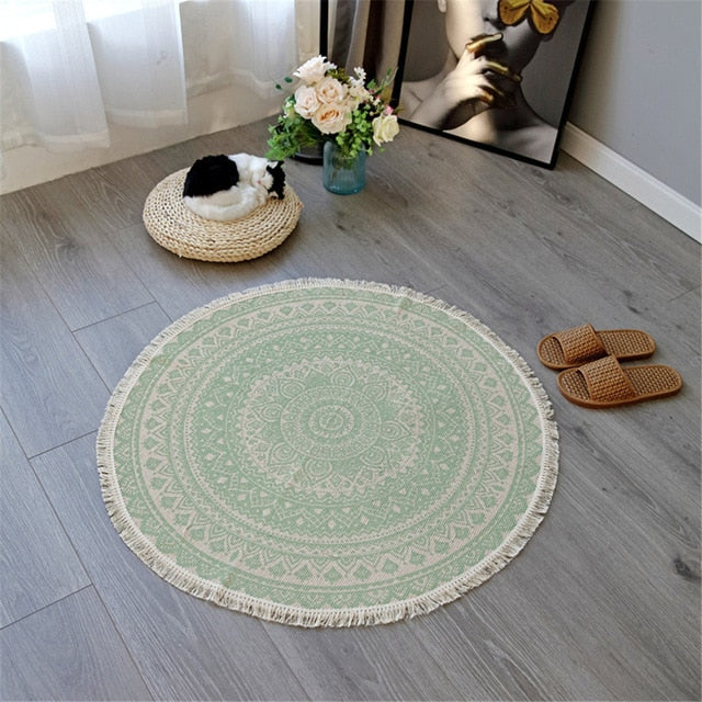 BowLift | Mira Mandala Accent Rug