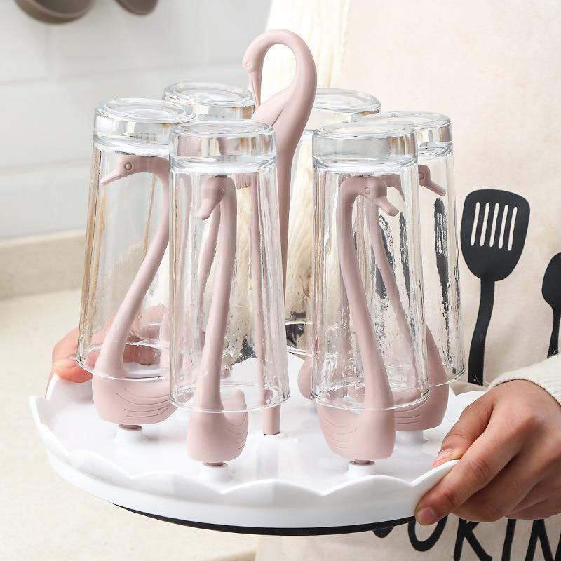 BowLift | Glass Cup Swan Automatic Drainer