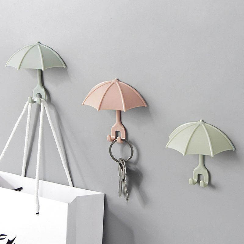BowLift | 3pcs Set Cute Umbrella Toothbrush Hook