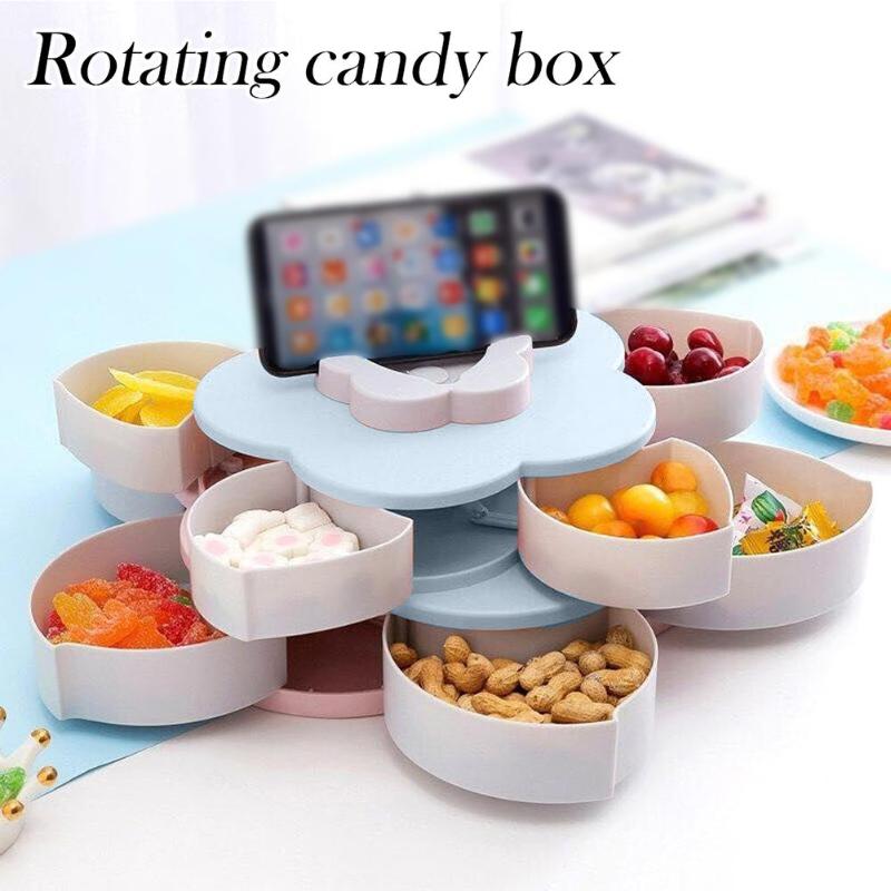 BowLift | Petal-Shape Rotating Snack Box
