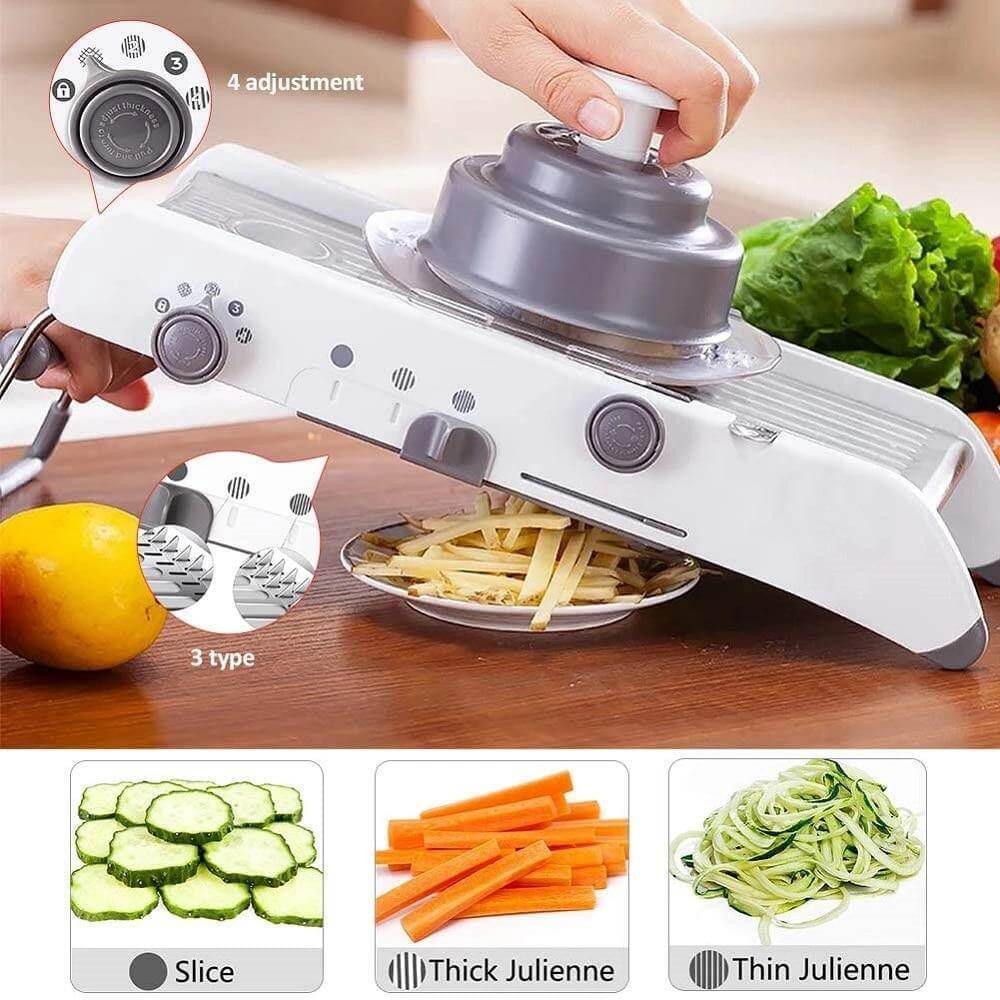 BowLift | Adjustable Stainless Steel Manual Vegetable Slicer Cutter