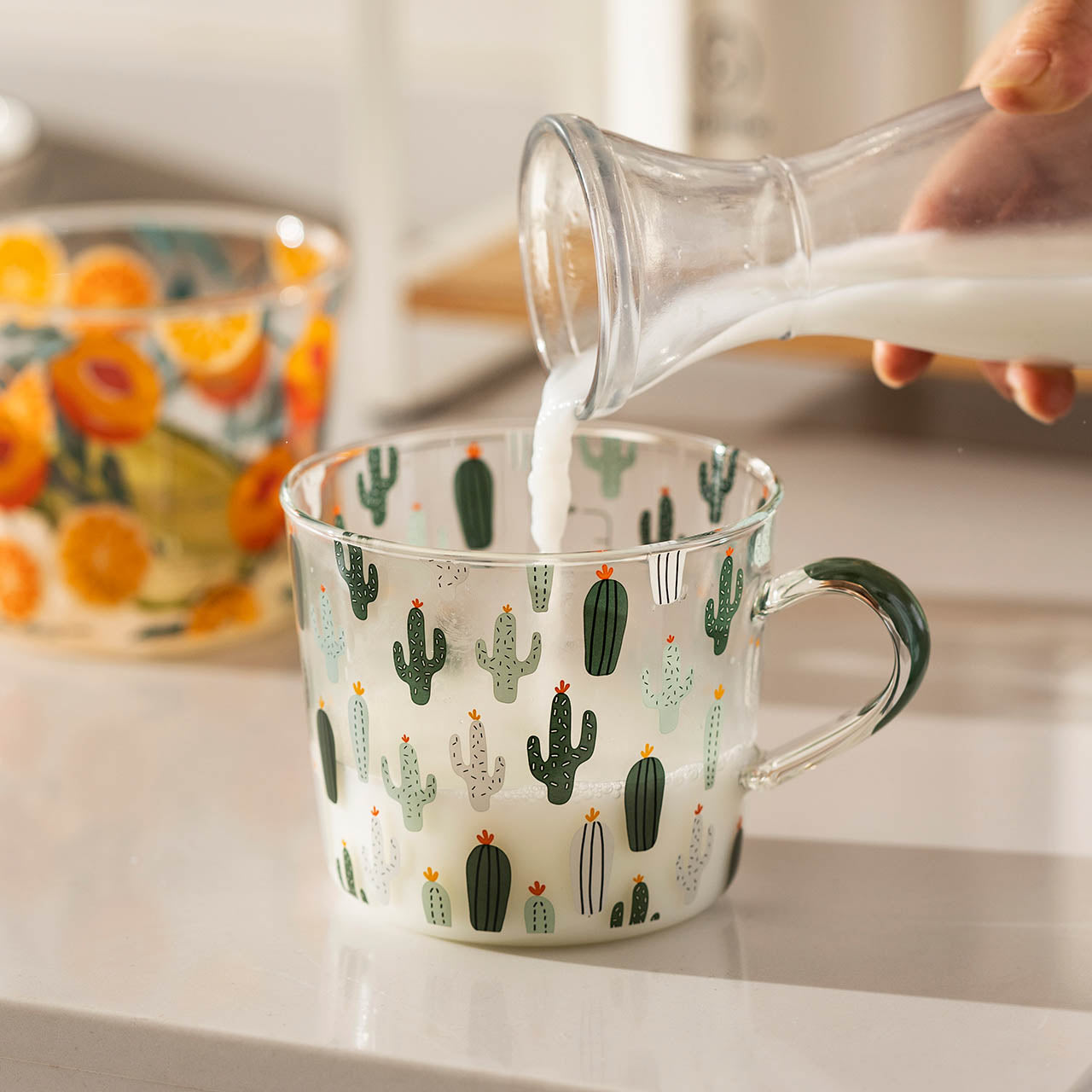 BowLift | HighLand Printed Glass Measuring Cup