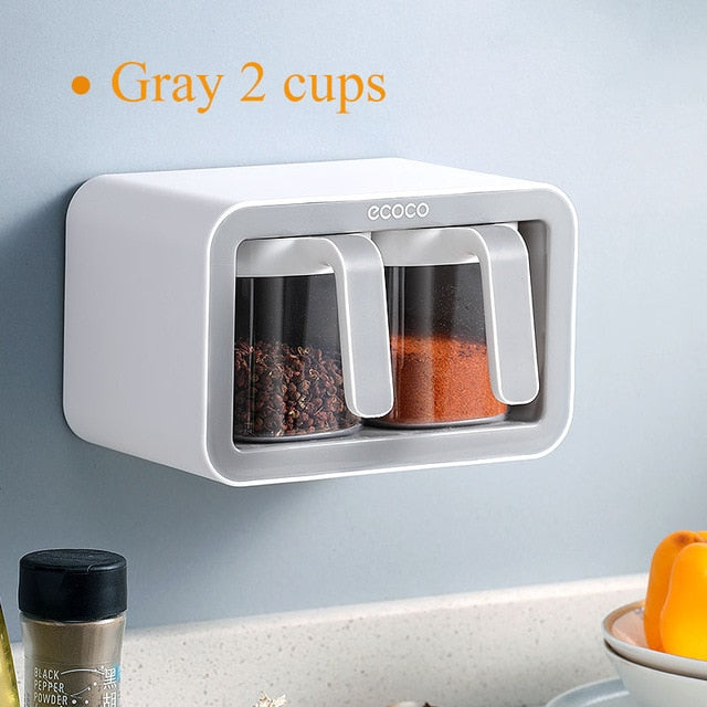 BowLift | Wall Mount Multiple Grids Seasoning Organizer