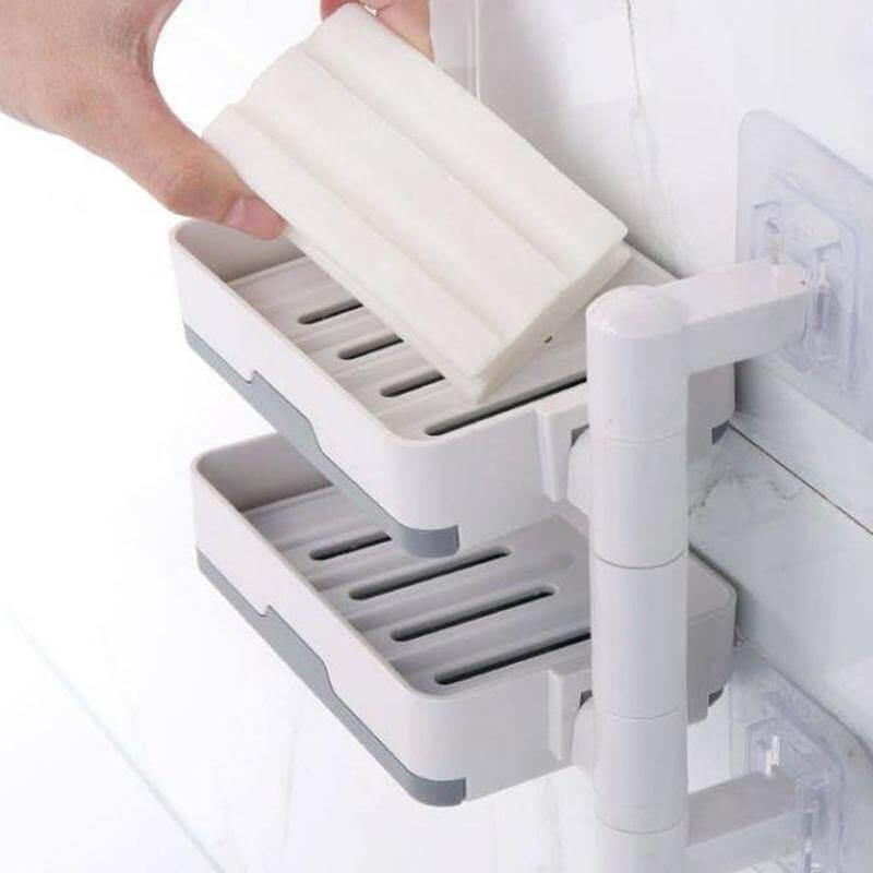 BowLift | Wall-Mounted Multi Layer Rotatable Soap Holder