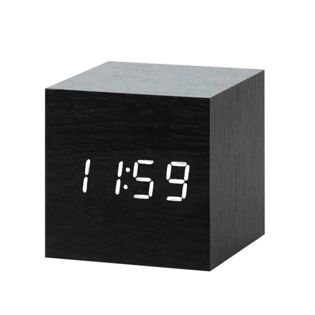 BowLift | Digital LED Alarm Clock | Voice Control, Clear Display & Modern Design for Bedroom Use