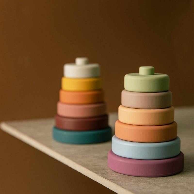 BowLift | Baby Silicone Construction Stacking Smart Block Game