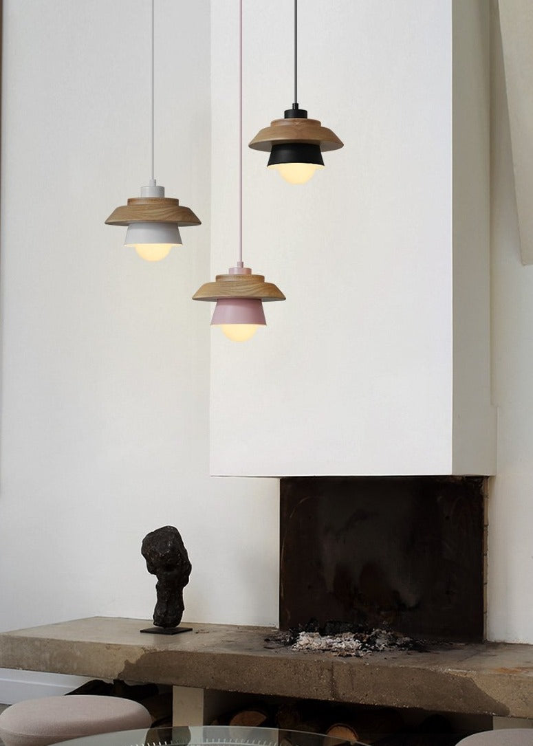 BowLift | Modern Nordic Wooden Pendant Light