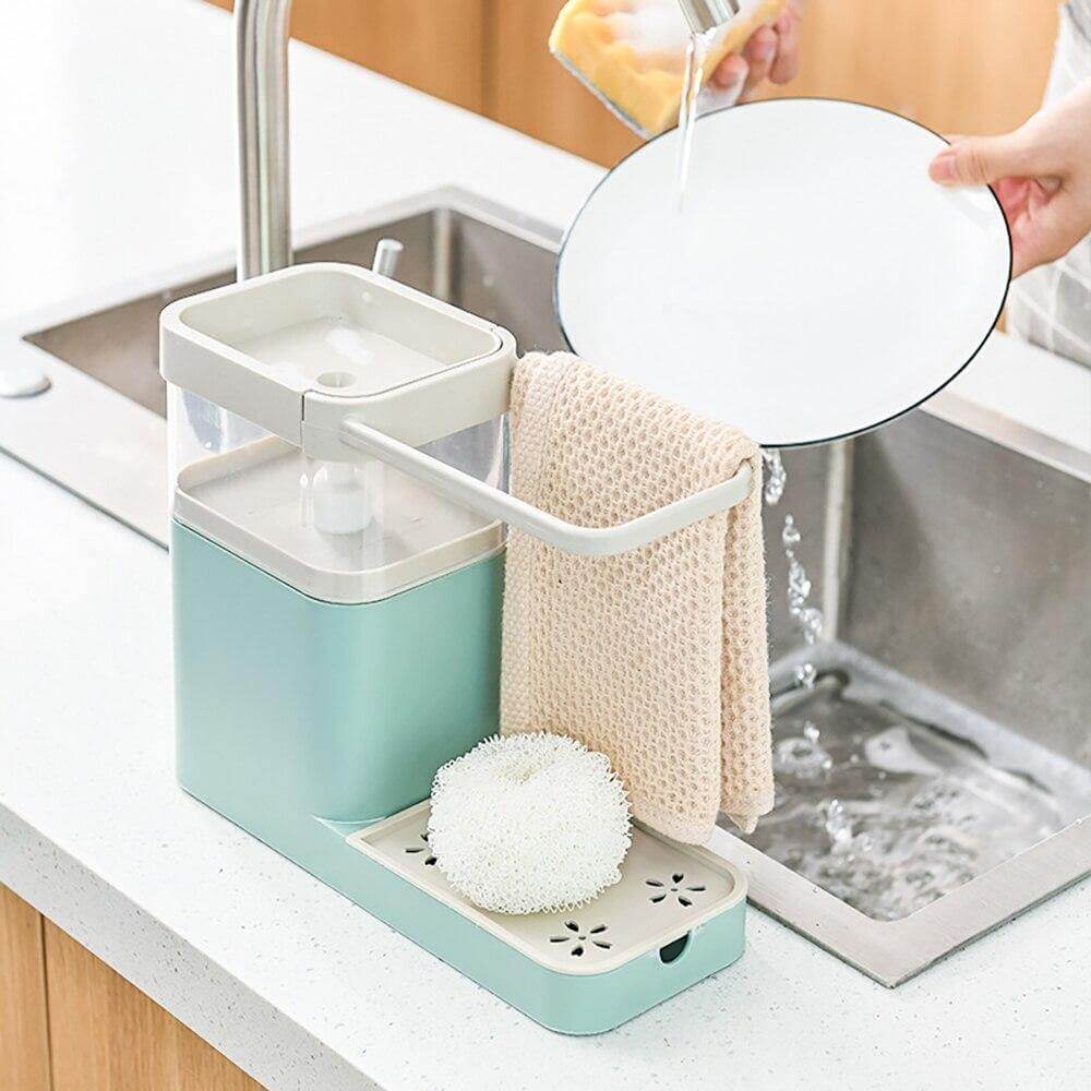 BowLift | 3in1 Multifunctional Cleaning Soap Holder Drainboard Storage